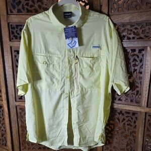 Gradual Light Yellow Button-Up Shirt